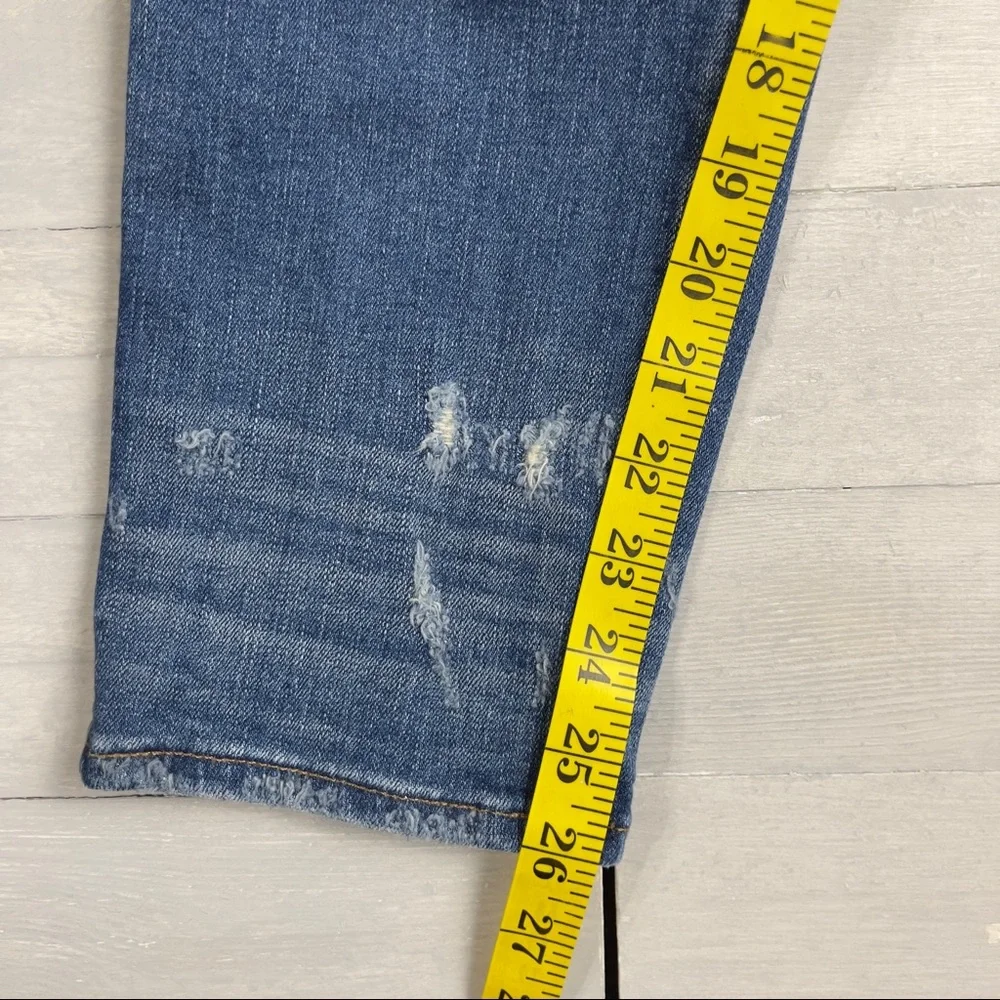Madewell Slim Straight Jeans: Distressed Button-Front Edition - Picture 10 of 16